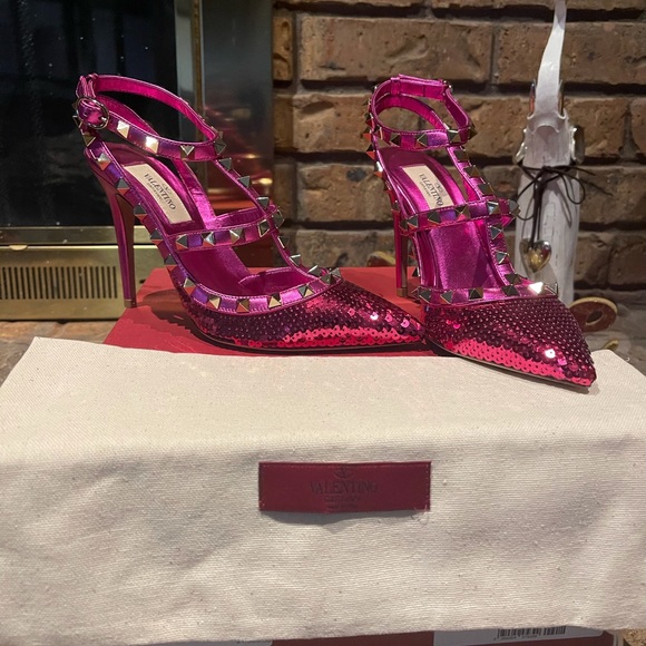 valentino sequin rockstud